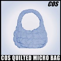 ◆人気商品◆COS QUILTED MICRO BAG BLUE◆関税/送料無料◆