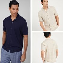 《送料無料》 BRUNELLO CUCINELLI shirt in linen & cotton knit