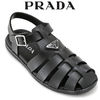 PRADA サンダル PRADA ラバー フィッシャーマン サンダル 2X3119-3LKK-F0002