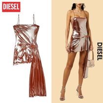 ■Diesel(ディーゼル) ディブラス メタリック ミニ ドレス