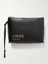 Debossed leather clutch レザークラッチバッグ