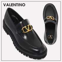 Valentino Garavani◆Vロゴ シグネチャーカーフスキンローファー