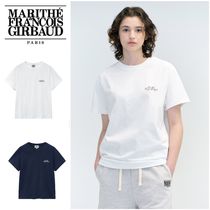 さらに100円引き◆MARITHE◆CURSIVE LETTERING LOGO TEE