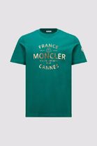 MONCLER 2024春夏新作 ラミネートプリント入り 半袖Tシャツ