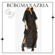 SALE!【BCBG MAXAZRIA】フリルロングカフタンドレス