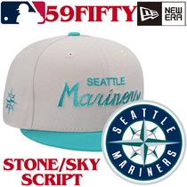 【海外限定】NEW ERA 59FIFTY Seattle Mariners Stone/Sky Blue