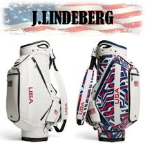 TEAM USA【J.LINDEBERG】GOLF BAG ◆耐水性，オシャレ，人気◆