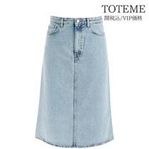 関税込★VIP価格【TOTEME】デニムミディスカート