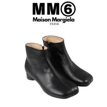 【MM6 MAISON MARGIELA】送料関税込み!!キッズ 黒 レザーブーツ