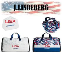 TEAM USA【J.LINDEBERG】DUFFEL BAG ◆耐水性，スタイリッシュ◆