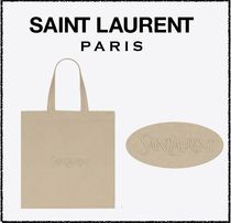 ★Saint Laurent★ サンローラン フリース トートバッグ BEIGE