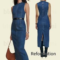 【Reformation】Denimfit Midi ワンピース