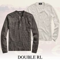 RRL ダブルアールエル ワッフルニット ヘンリーシャツ