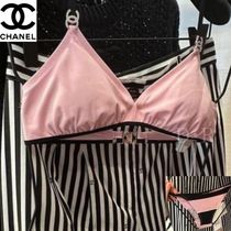 24夏新作フェミニン♡ロゴ【CHANEL】水着トップ