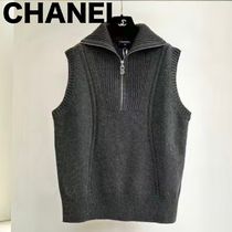 《1枚でもお洒落》CHANEL プルオーバー ハーフジップ 2色