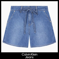 【CALVIN KLEIN】CKJeans ワイドレッグデニムショーツ★送料無料