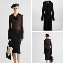 《送料無料》 PRADA Chiffon dress