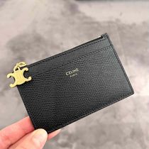 CELINE ☆ ジップ付きカードホルダー トリオンフ チャーム