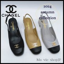 24A 大人のおしゃれ【CHANEL】シャネル スリングバック シューズ