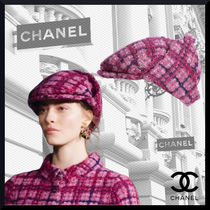 ☆大人可愛い☆【CHANEL】ツイード キャップ