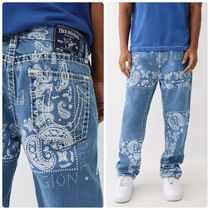 True Religion ペイズリー柄 BOBBY PAISLEY SUPER T デニム