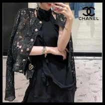 【レース素材で上品可愛い♪】CHANEL★ジャケット