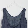 BAON ワンピース 【BAON】Namiko Denim Shirring Layered Pocket Ribbon Midi OP(17)