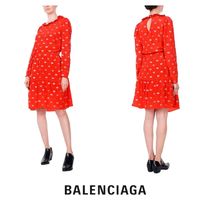 おすすめ☆大人気【BALENCIAGA】 シルクドレス