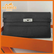 国内発送【上品でエレガントな存在感】HERMES 財布 ケリーロング