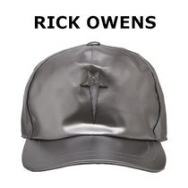 【RICK OWENS】Champion シルバー ベースボールキャップ