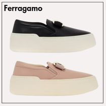 Ferragamo◆New Vara Plate Slip-On スニーカー 2色