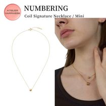 【NUMBERING】コイル シグネイチャー ネックレス ミニ 14K Gold