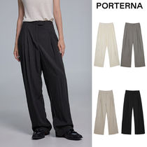 【PORTERNA】Offid Pintuck Trousers