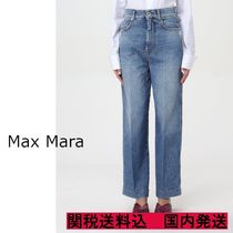 【SPORTMAX】[コニオ] ハイウエスト クロップド ジーンズ