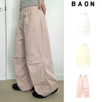 【BAON】Leting Parachute Wide Cotton Pants