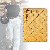 【BOTTEGA VENETA】新作 パスケース Intreccia Gold 二つ折り