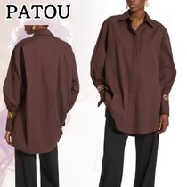 PATOU*魔術的な魅惑*オーガニックコットン ミニシャツドレス