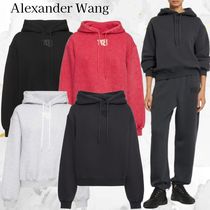 Alexander Wang Essential テリー コットン ロゴ フーディー