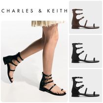 ★CHARLES&KEITH★Lyric Gladiator Toe-Ring Sandals/送料込