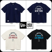 [New Era]★24SS★韓国人気★MLB ARCH SLOGAN T-SHIRTS