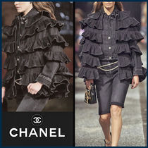 CHANEL 23/24 Metiers d’art LOOK51 ケープ デニム DHL 直営店