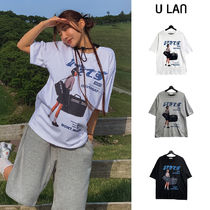 【U LAN】Daijo Printing Over Short Sleeve Tee