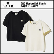 ★SATUR★(W) Essential Basic Logo T-Shirt★送料・関税込★