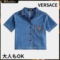 VERSACE☆キッズ ラ・メデューサ刺繍デニムシャツ 大人もOK