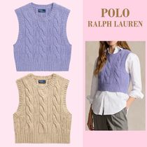 【POLO RALPH LAUREN】クロップド セーター [上品★重ね着力◎]