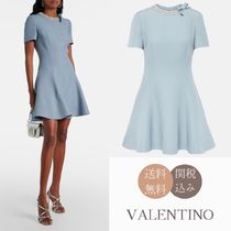 【VALENTINO】クレープクチュールミニドレス