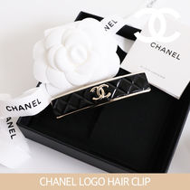 【CHANEL】シャネル CC キルティング ヘア クリップ