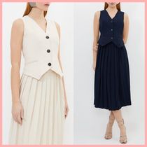 日本未入荷★Karen Millen レイヤードミモレ丈ワンピース