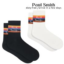 【Paul Smith】アーティストストライプ＆ロゴ ソックス