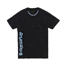 Chrome Hearts Neck Logo Blue Script Logo Tee 半袖 Tシャツ